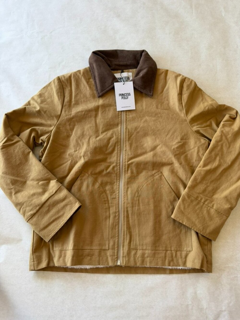 Princess Polly Chesterbrook Jacket Brown US 2 NWT